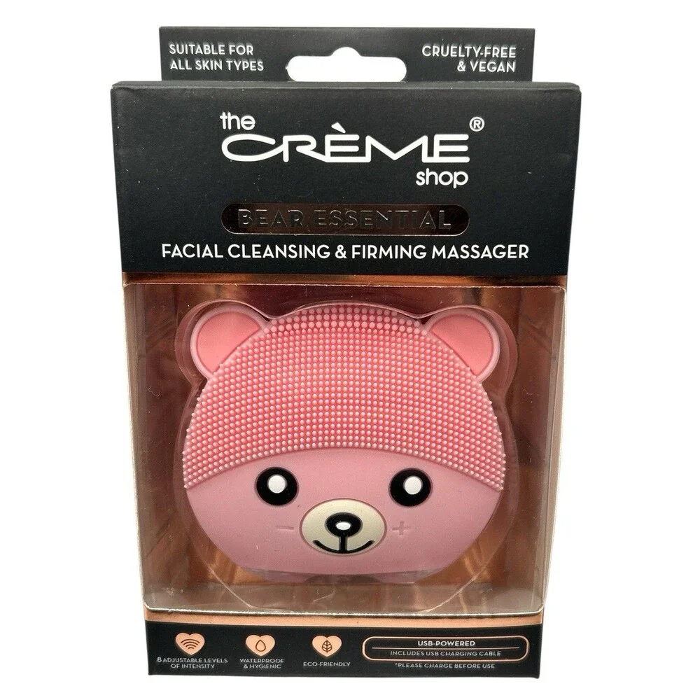 The Crème Shop Bear Essential Facial Cleaning & Firming Massager Rechargeable